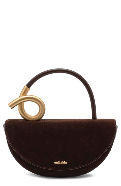 Azariah Leather Top Handle Bag