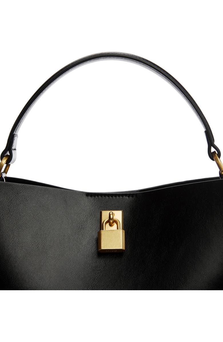 MANGO Padlock Faux Leather Shopper Bag, Alternate, color,