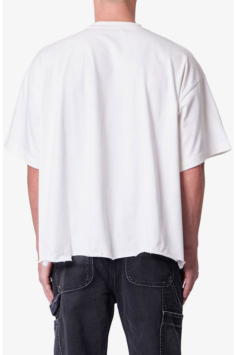 Moth Eaten Crop T-Shirt, Alternate, color, WHITE