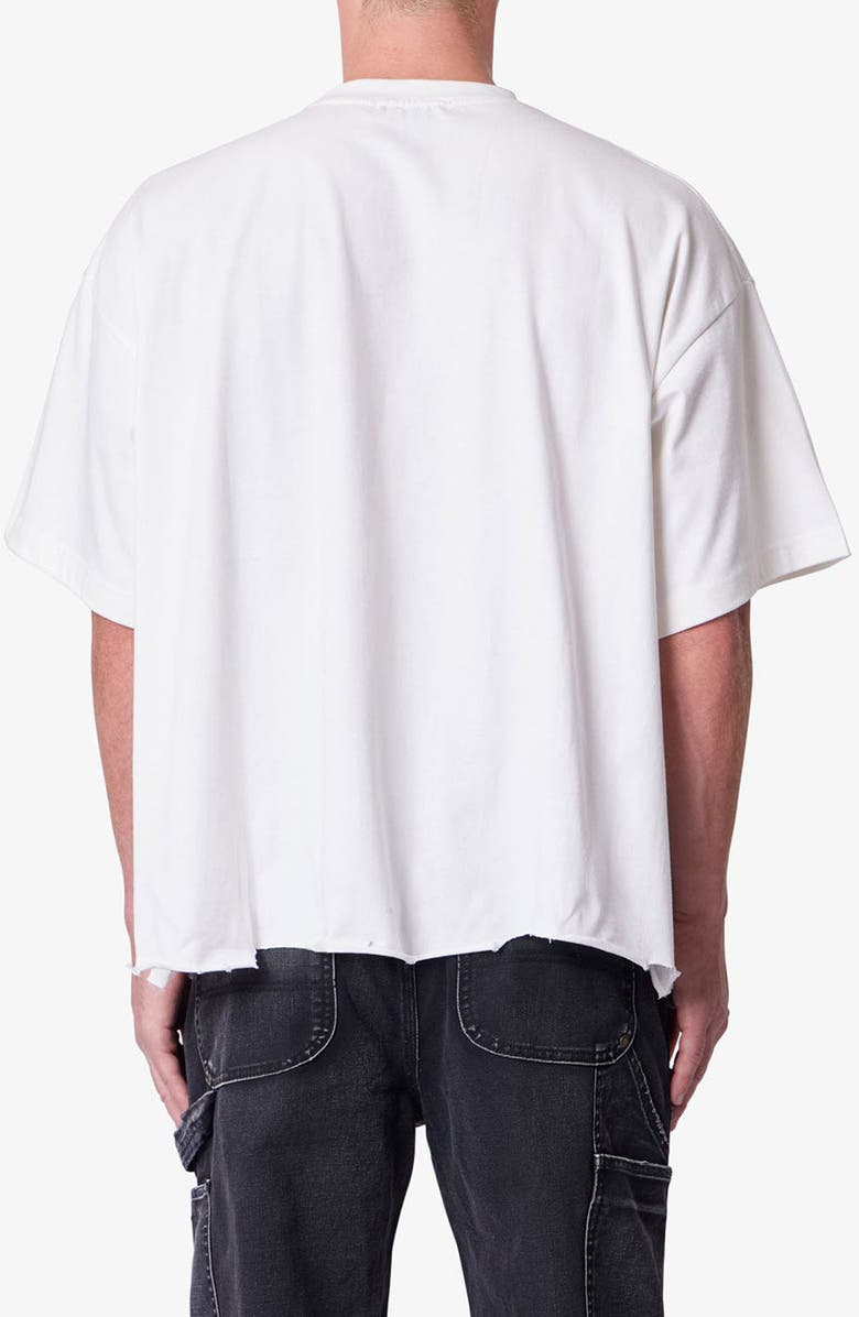 mnml Moth Eaten Crop T-Shirt, Alternate, color, 