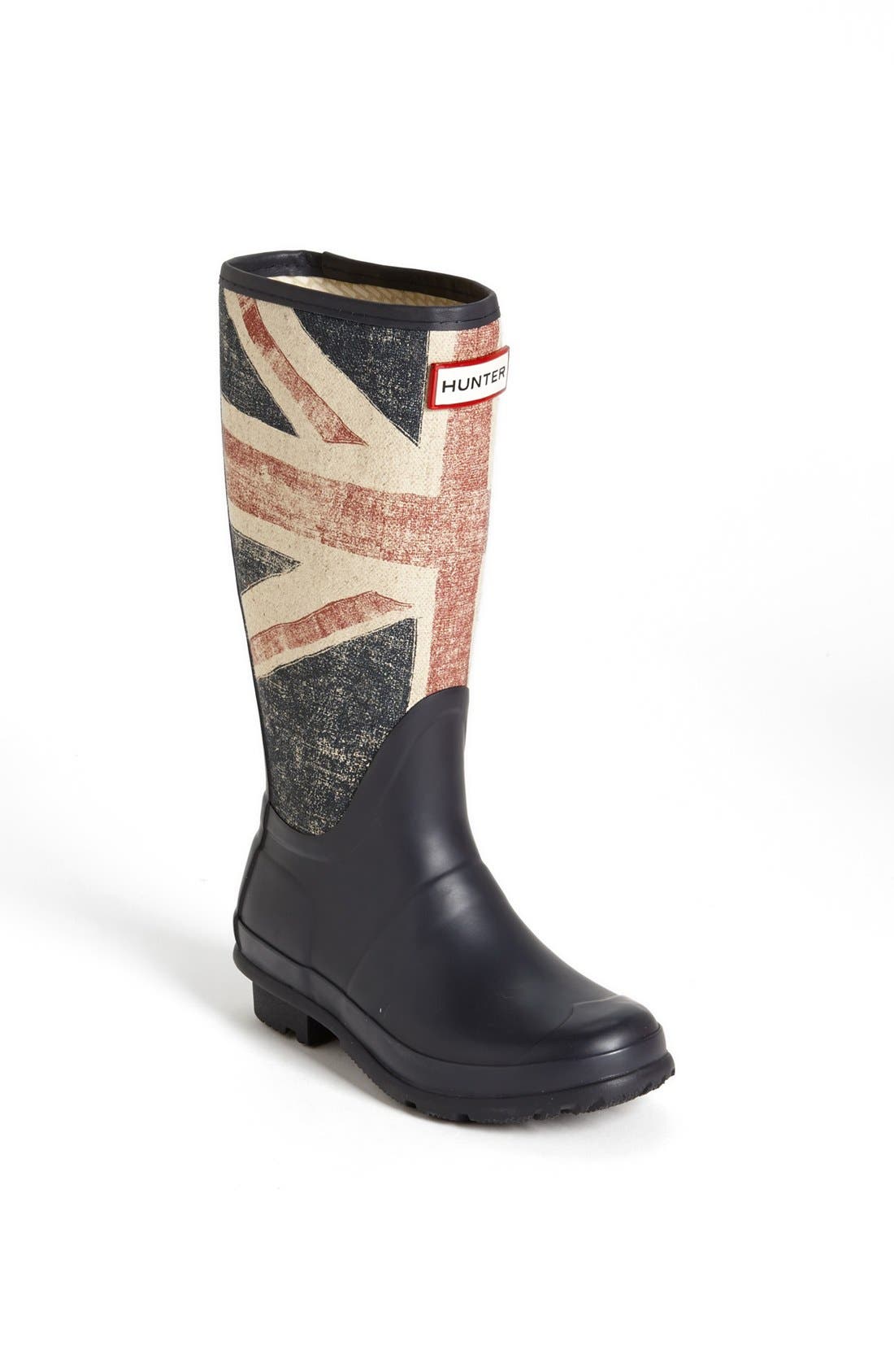 'Brit' Waterproof Rain Boot, Main, color, DARK NAVY