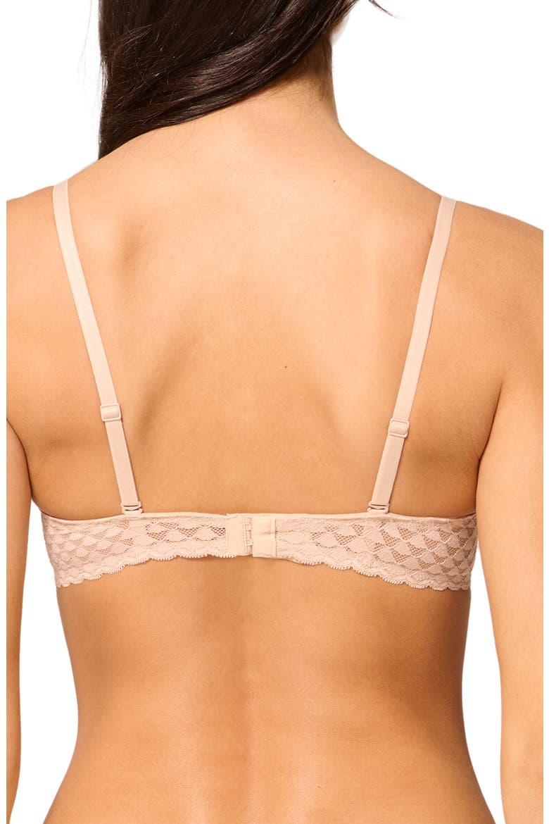 Subtile Underwire Push-Up Bra, Alternate, color, PEAU ROSE