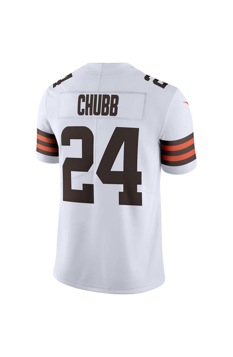 Nike Men's Nike Nick Chubb White Cleveland Browns Vapor Limited Jersey, Alternate, color, 