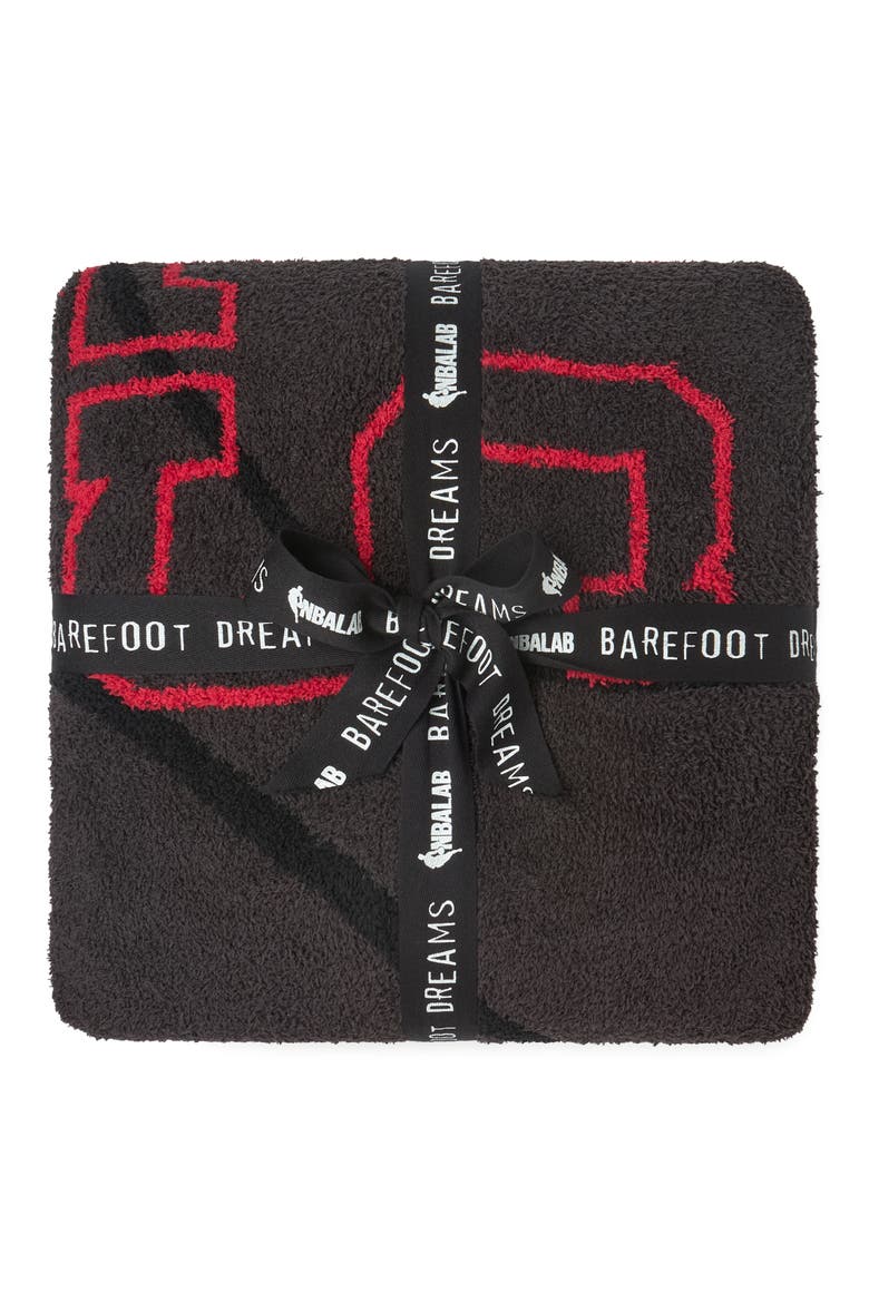 CozyChic Chicago Bulls Throw, Alternate, color, BLACK MULTI