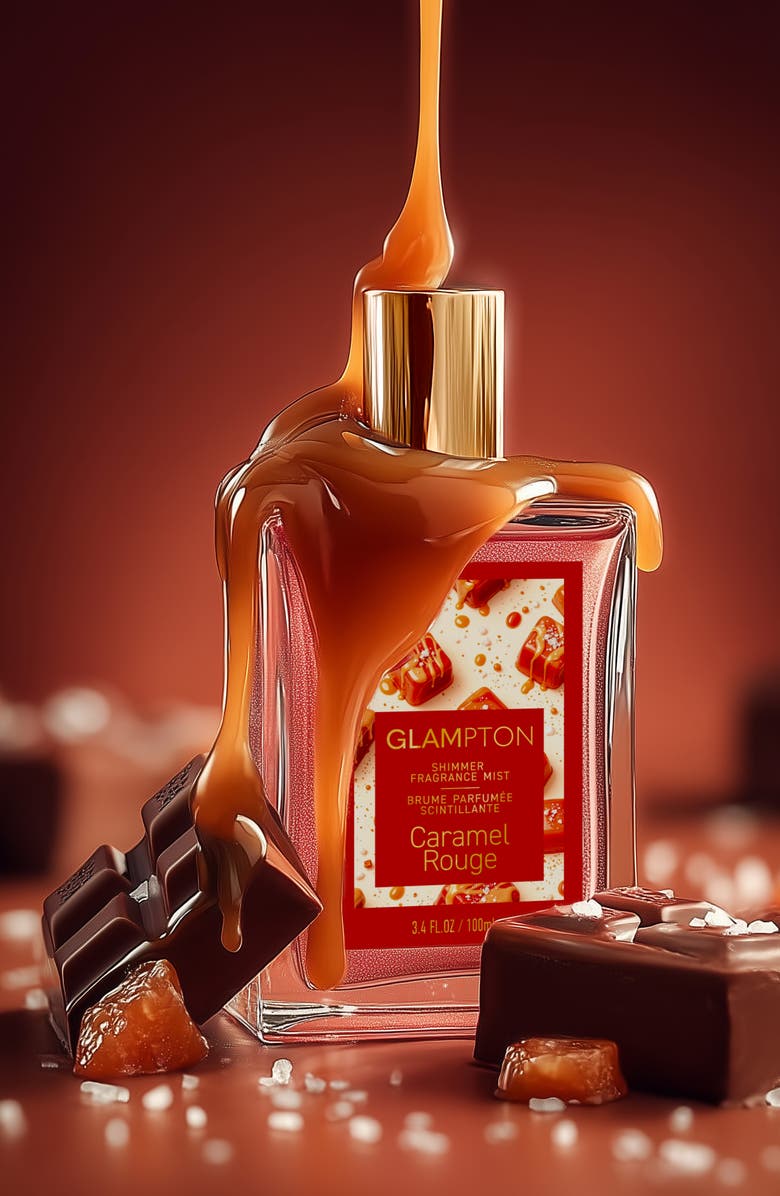 GLAMPTON Caramel Rouge Fragrance & Body Oil Set, Alternate, color, 