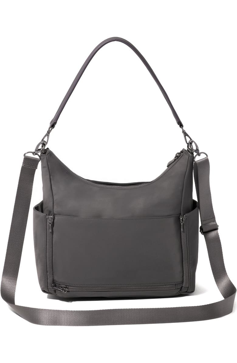 BAGGALLINI Nolita Convertible Hobo, Alternate, color, Smoke Twill