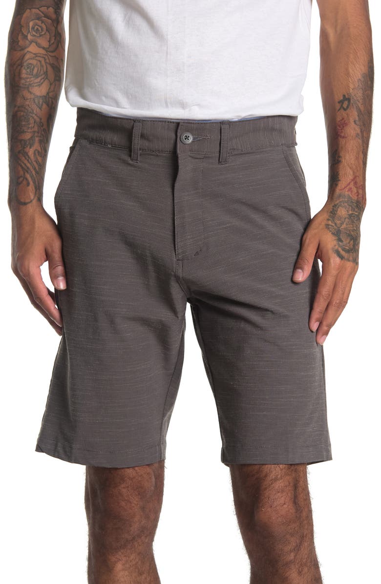 BURNSIDE Hybrid Stretch Shorts, Main, color, 
