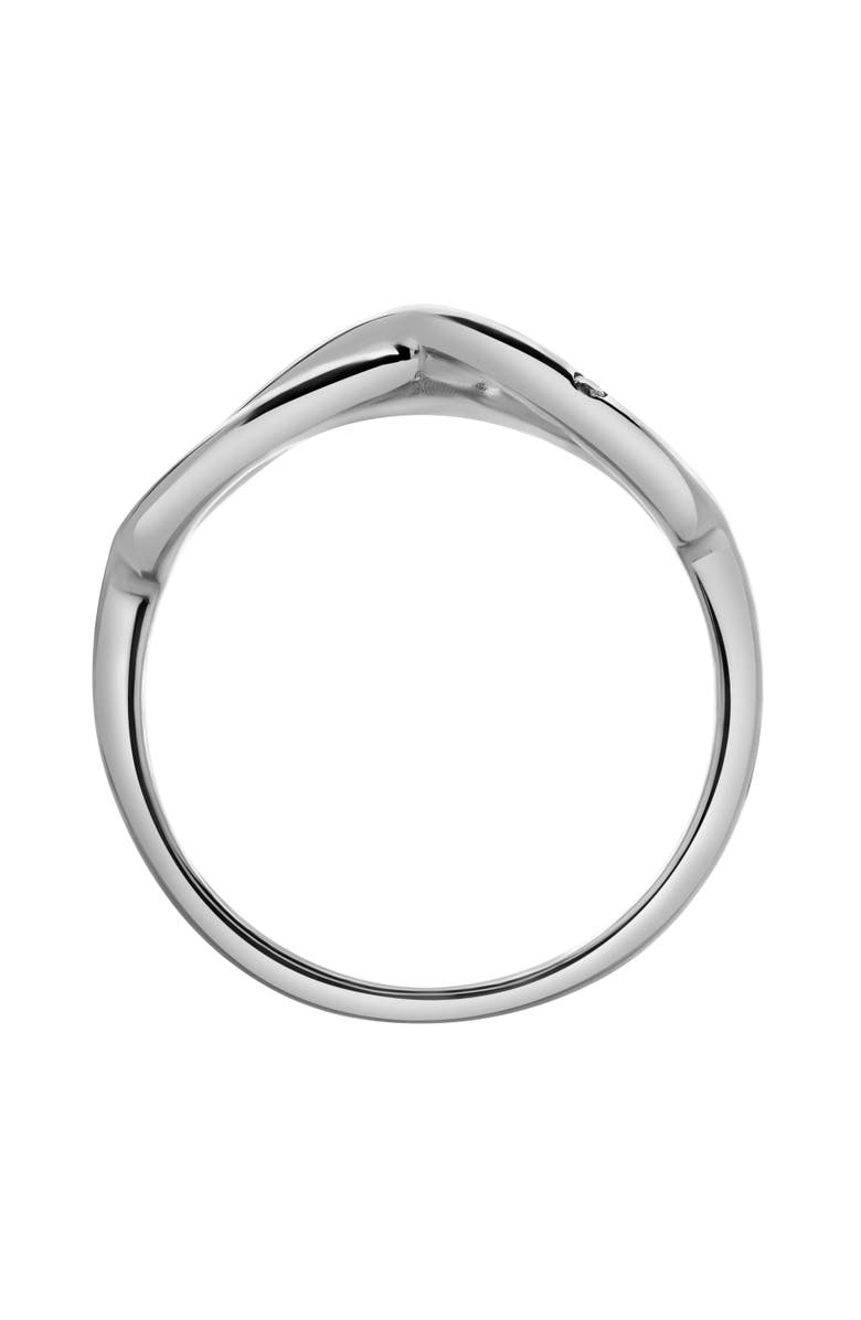 LuvMyJewelry Rielle Sterling Silver 0.01 Ct Diamond Infinity Ring, Alternate, color, 925 Sterling Silver
