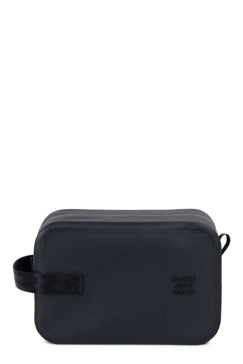 Tarpaulin Chapter Studio Dopp Kit, Main, color, BLACK