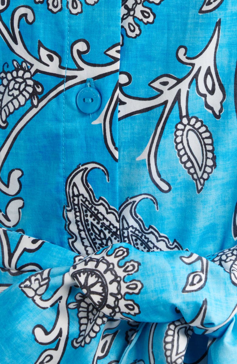 Elie Tahari The Fran Kaleidoscope Maxi Shirtdress, Alternate, color, Kaleidoscope Print