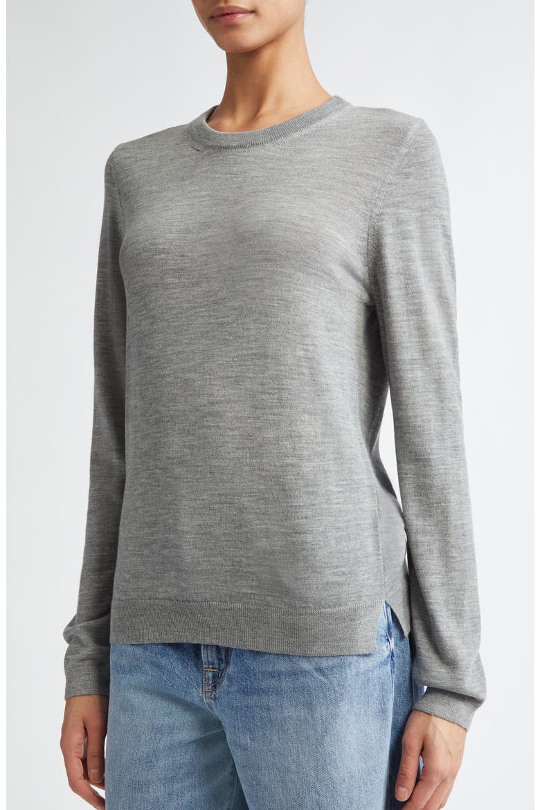 Greta Virgin Wool Sweater, Alternate, color, ASPHALT