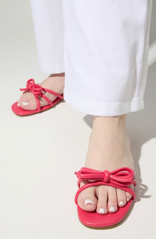 YOSI SAMRA YOSI SAMRA NICOLE BOW SLIDE SANDAL