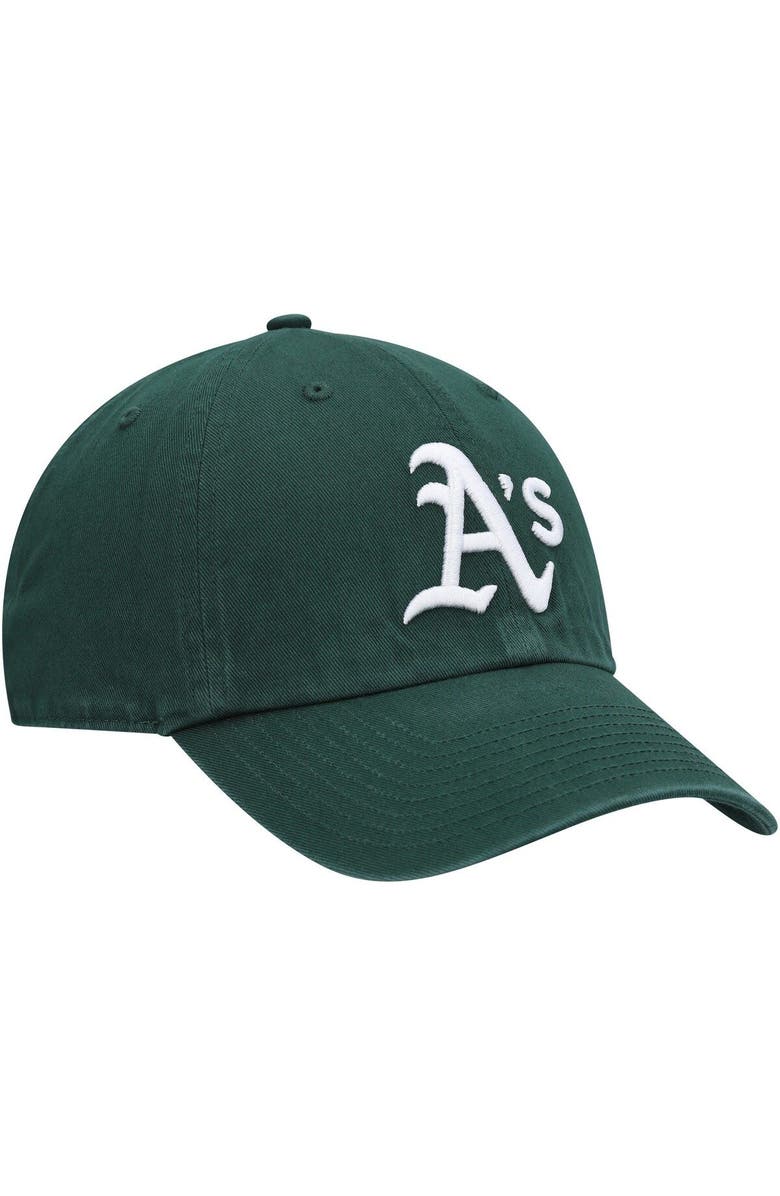 '47 Men's '47 Green Athletics Clean Up Adjustable Hat, Alternate, color,