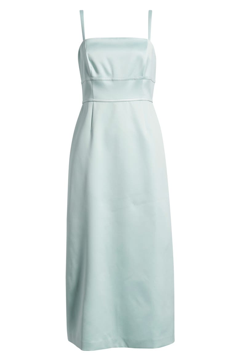 Column Cocktail Dress, Alternate, color, BLUE FROTH