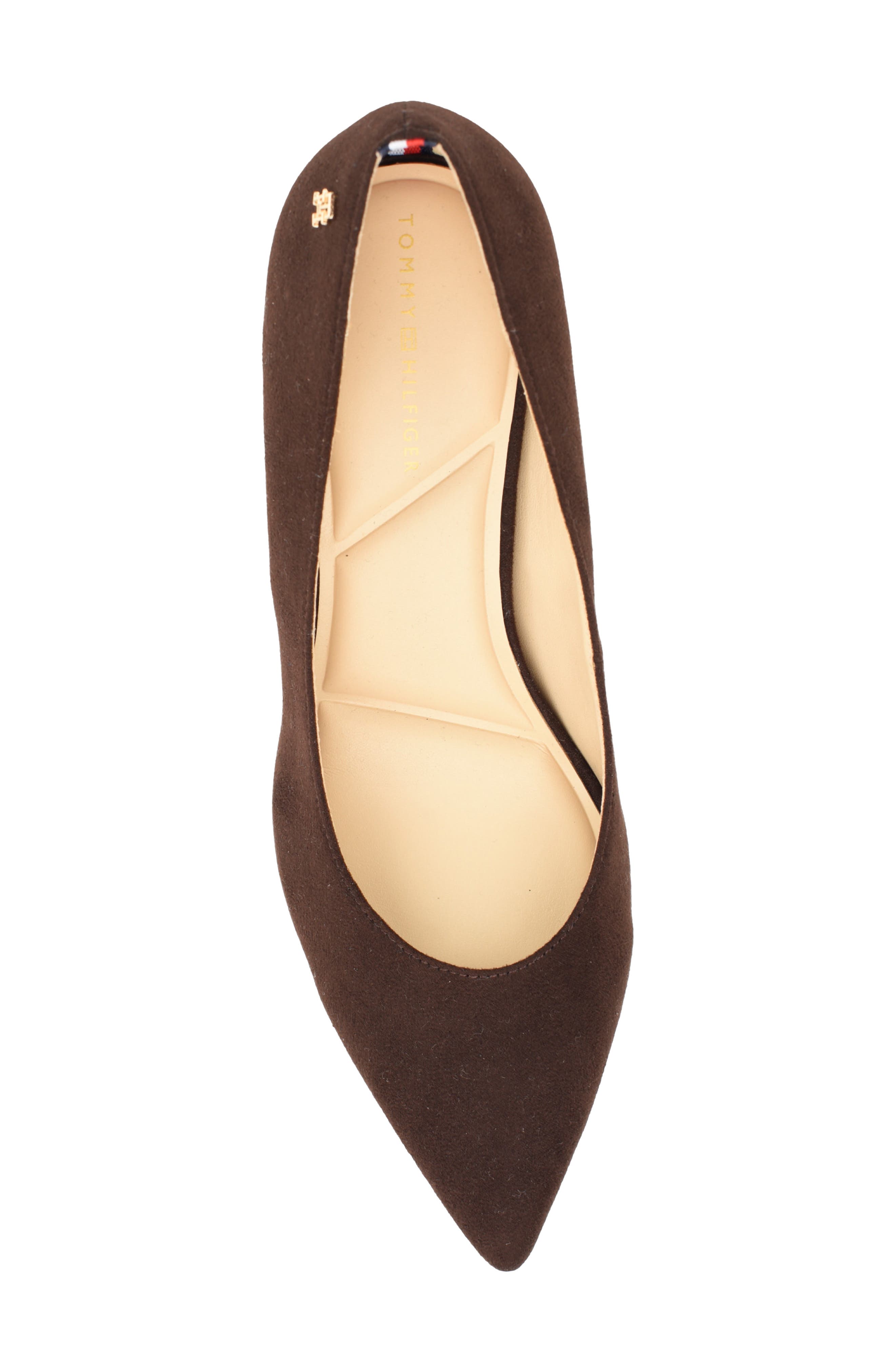 Motley Faux Leather Pump, Alternate, color, DARK BROWN