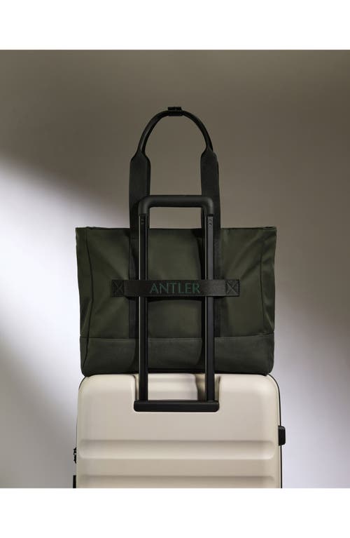 Antler Icon Tote Bag In Green