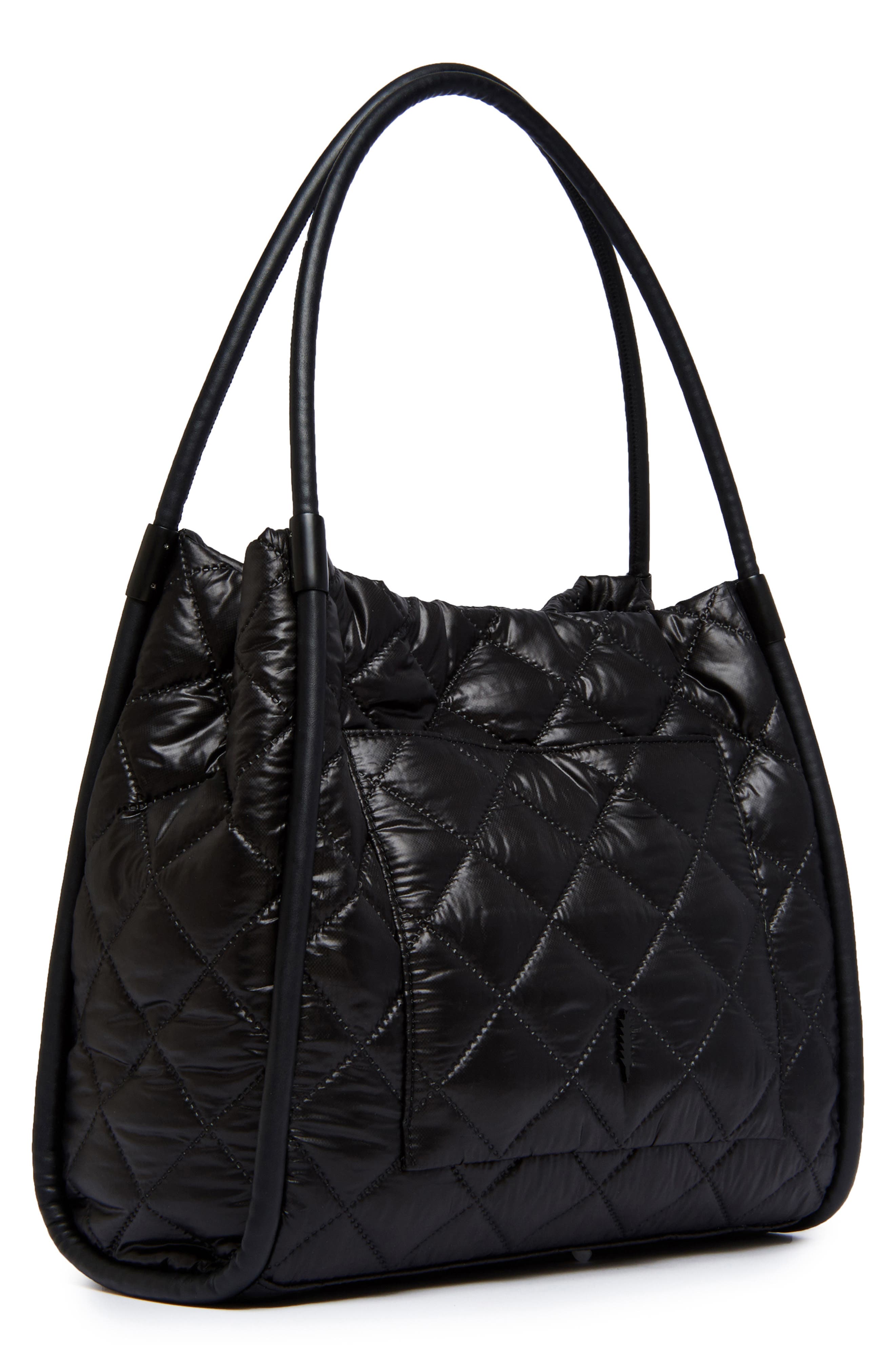 Thacker Tery Diamond Quilted Nylon Tote, Alternate, color, 