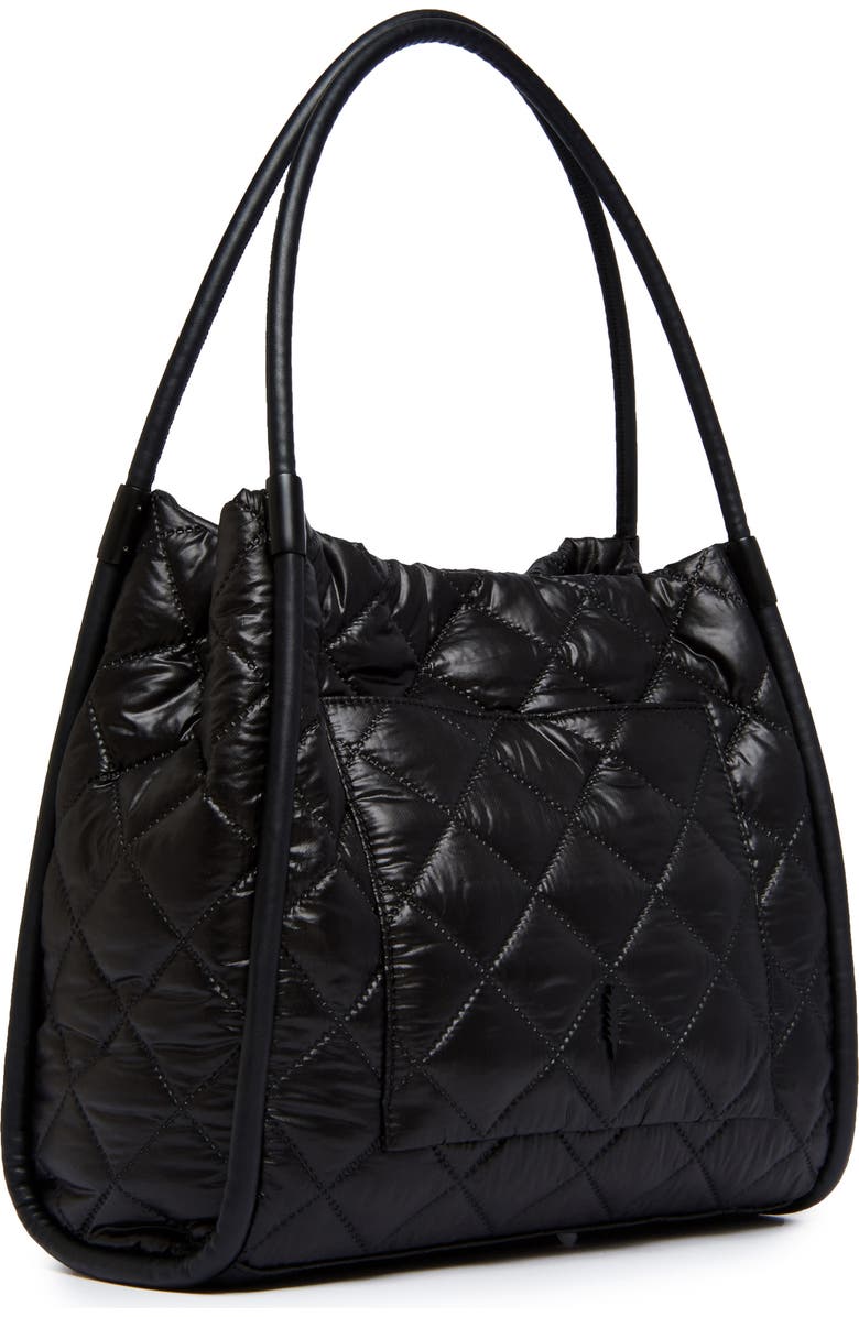 Thacker Tery Diamond Quilted Nylon Tote, Alternate, color,