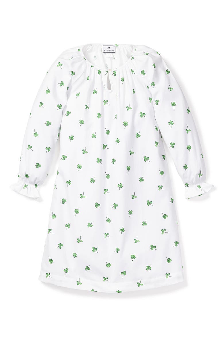 Kids' Delphine Shamrocks Nightgown, Main, color, GREEN