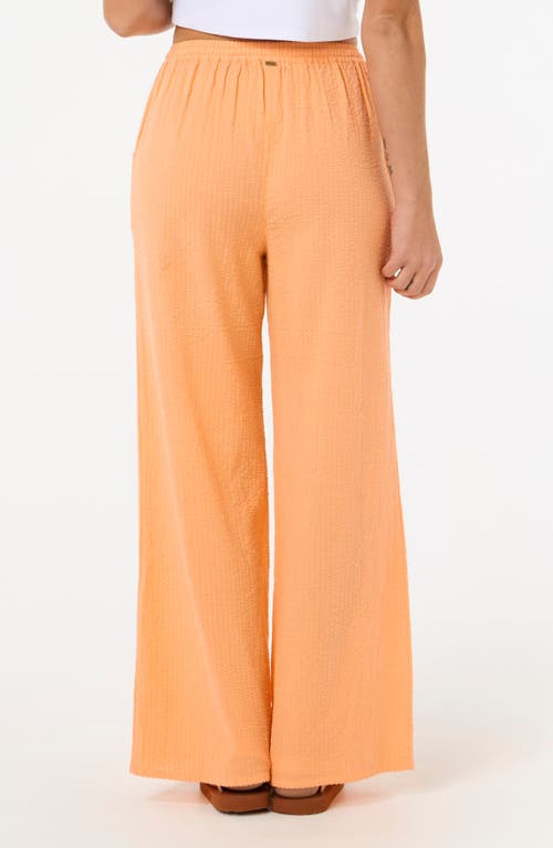 Rip Curl Cala Vadella Texture Pants In Orange