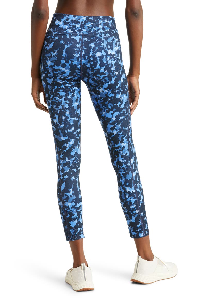 High Waist 7/8 Leggings, Alternate, color, BLUE MICA CAMO