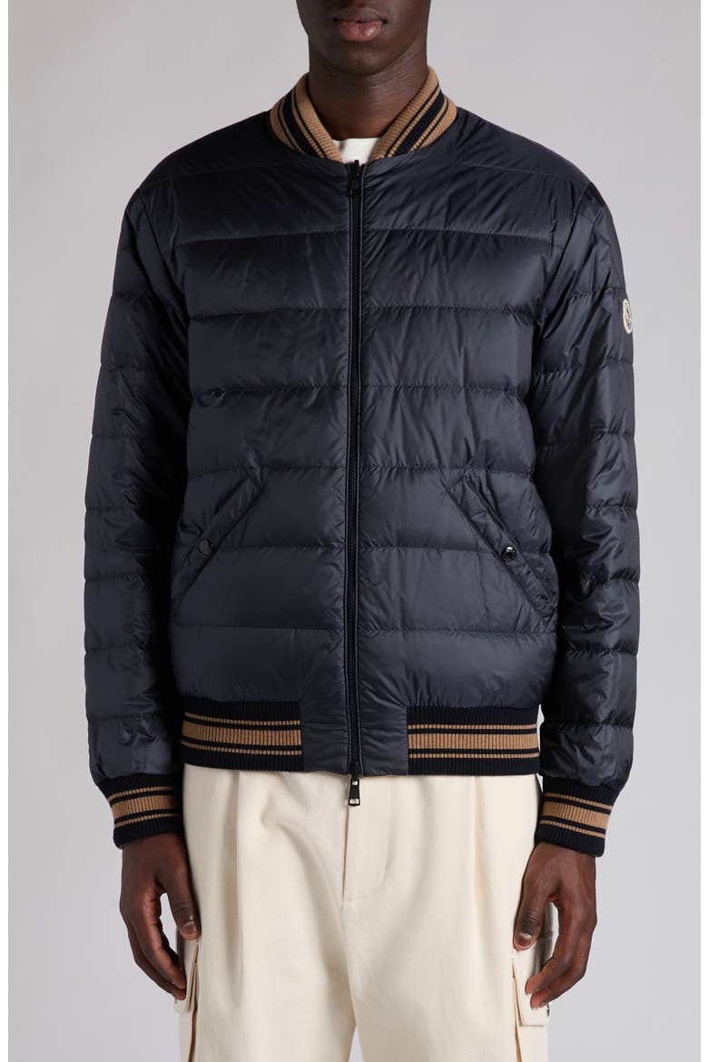 Vennes Reversible Down Bomber Jacket, Alternate, color, FRIAR BROWN