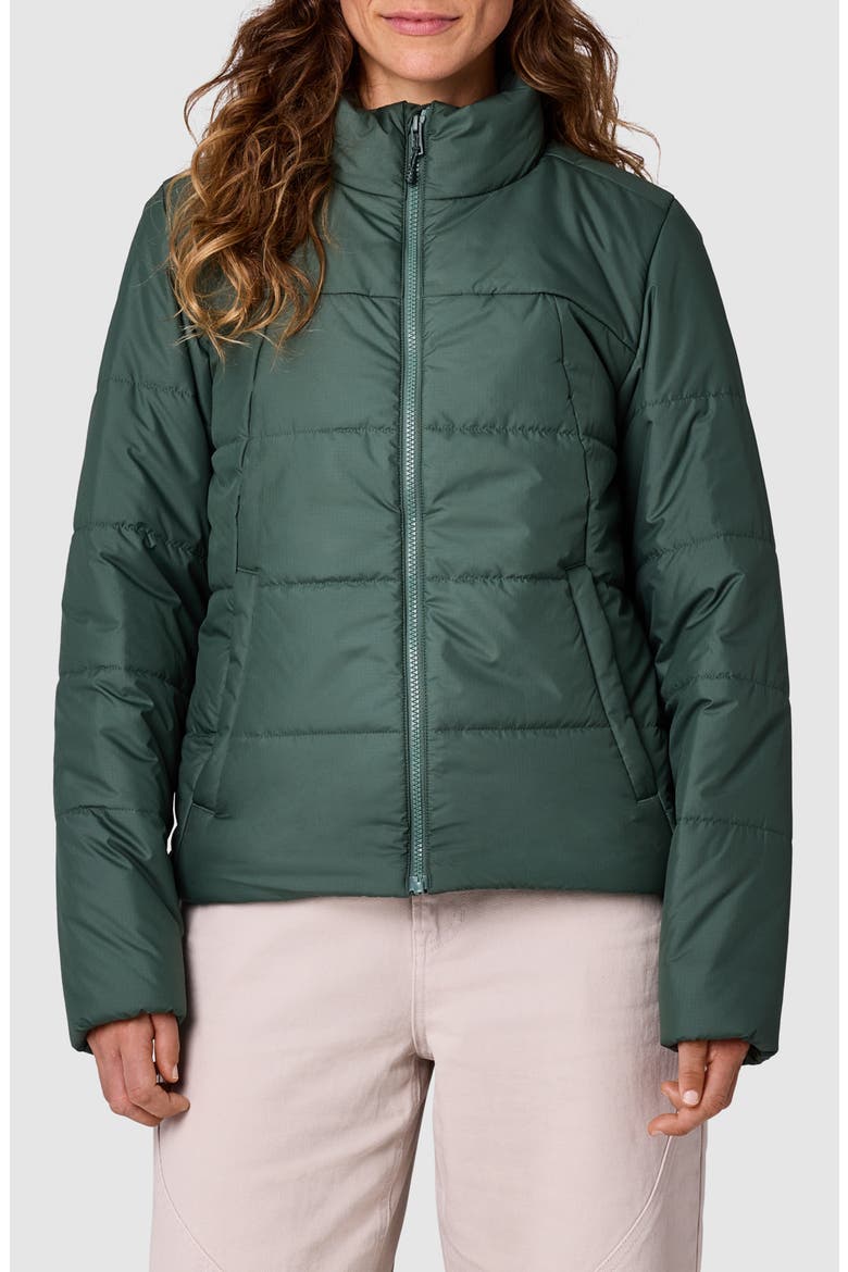 Vaya Ecoloft Water Resistant Jacket, Main, color, MALACHITE