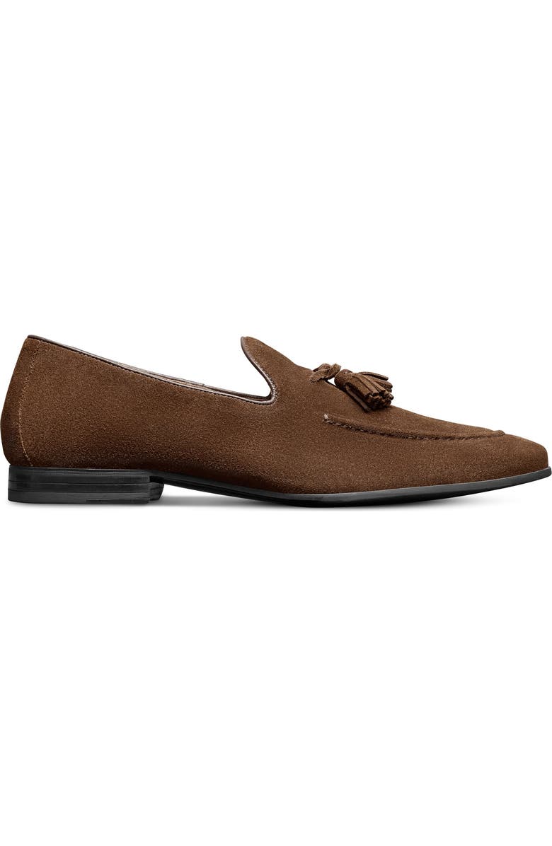 Allen Edmonds Lennox Tassel Loafer, Alternate, color, Snuff Suede