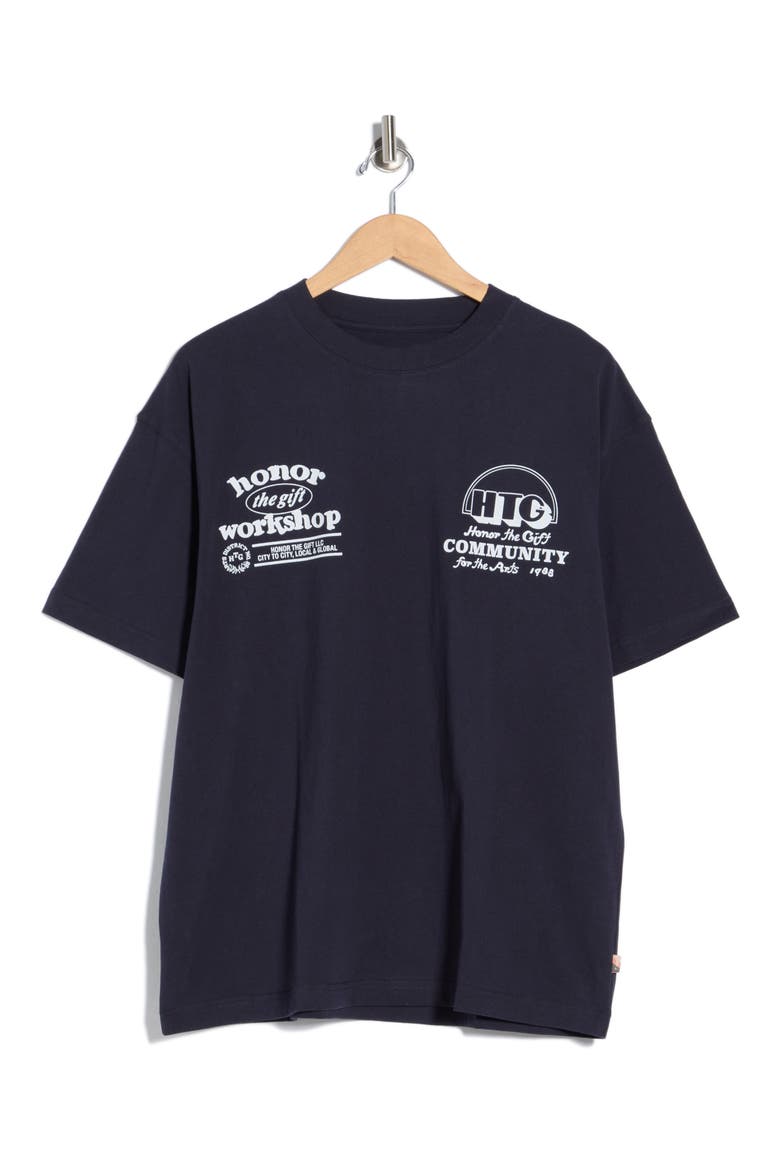 Workshop Graphic T-Shirt, Alternate, color, NAVY
