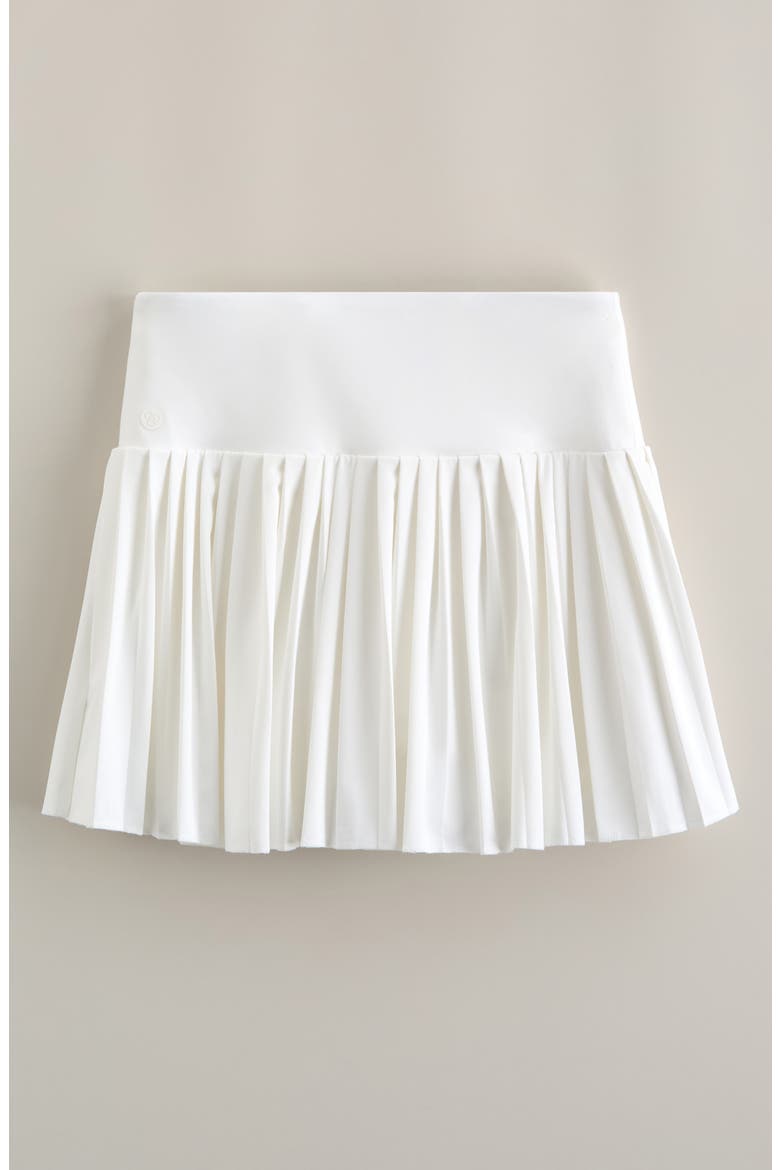 Kids' Pisces Pleated Skort, Alternate, color, WHITE