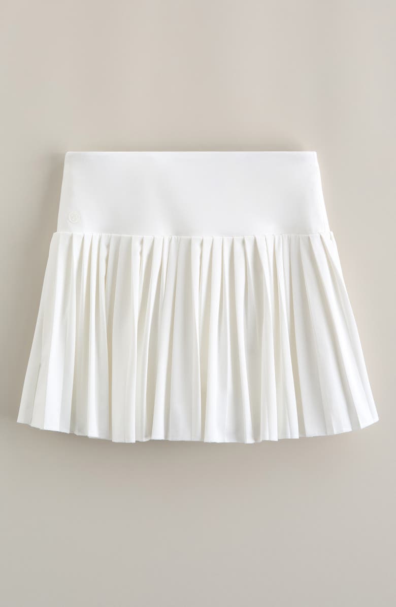 Zella Girl Kids' Pisces Pleated Skort, Alternate, color, White