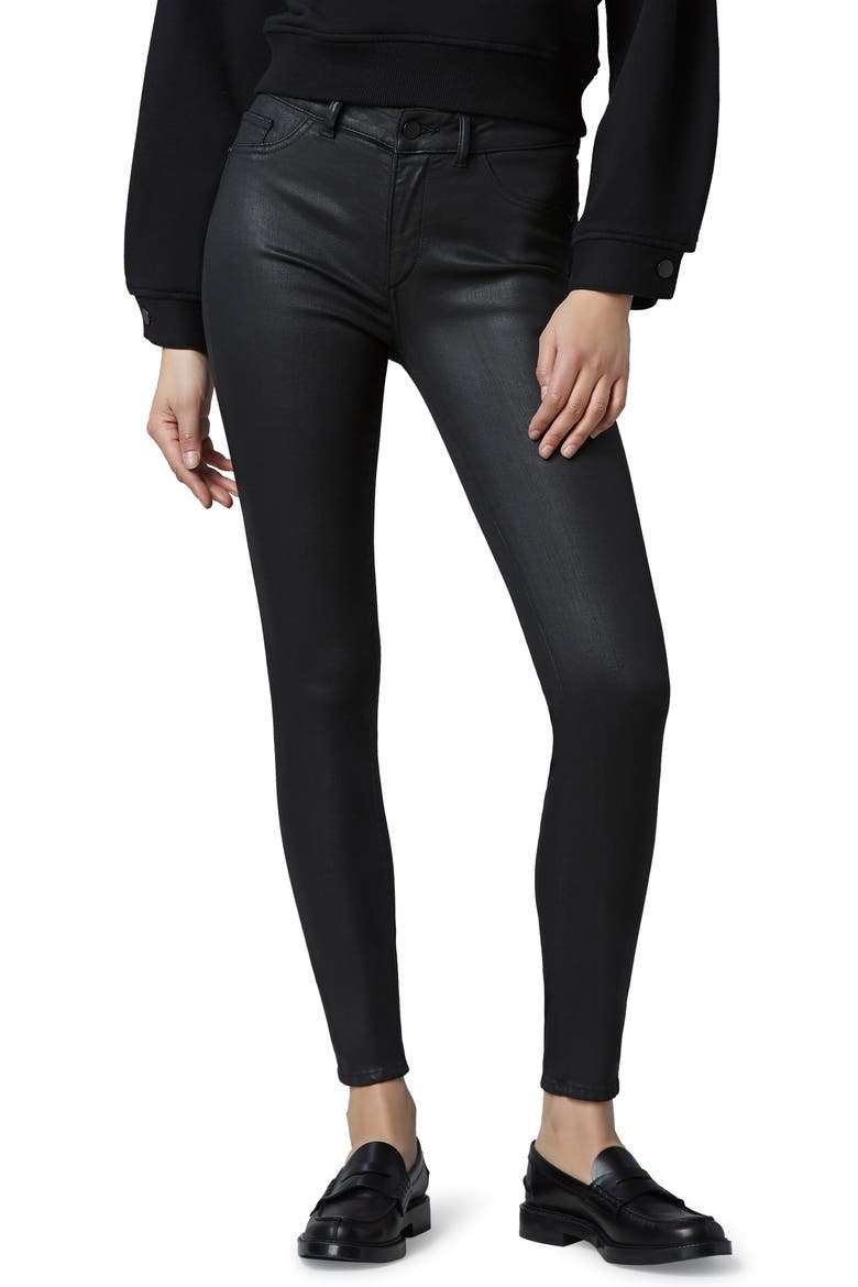 Florence Instasculpt Coated Skinny Jeans, Main, color, MEDINA