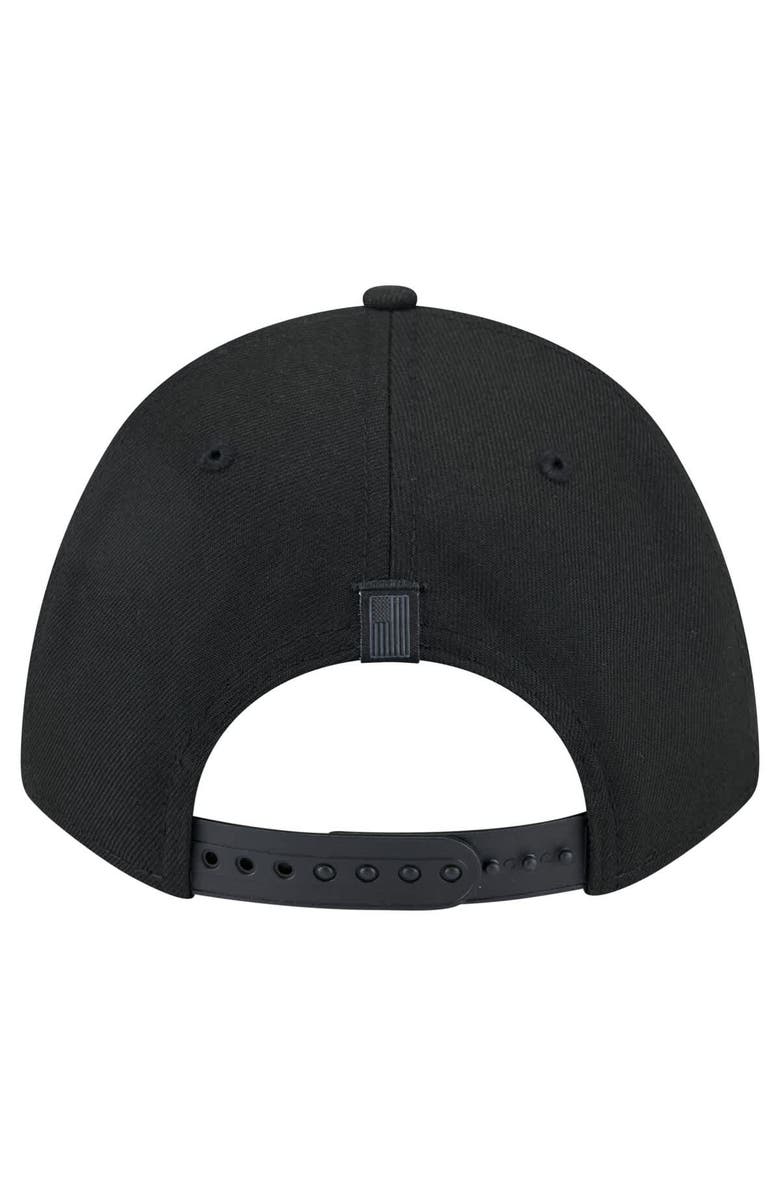 New Era Men's New Era  Black New York Rangers Game Day Stealth Flag 9FORTY A-Frame Adjustable Hat, Alternate, color, 