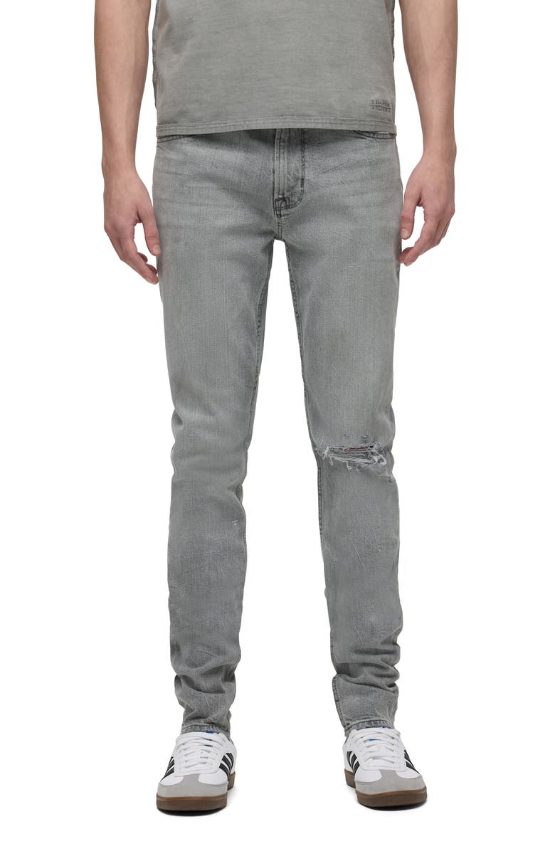 Hudson Jeans Zack Ripped Skinny Jeans, Main, color,