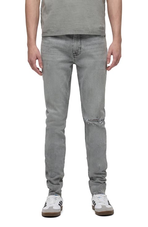 Zack Ripped Skinny Jeans (Grey Field)