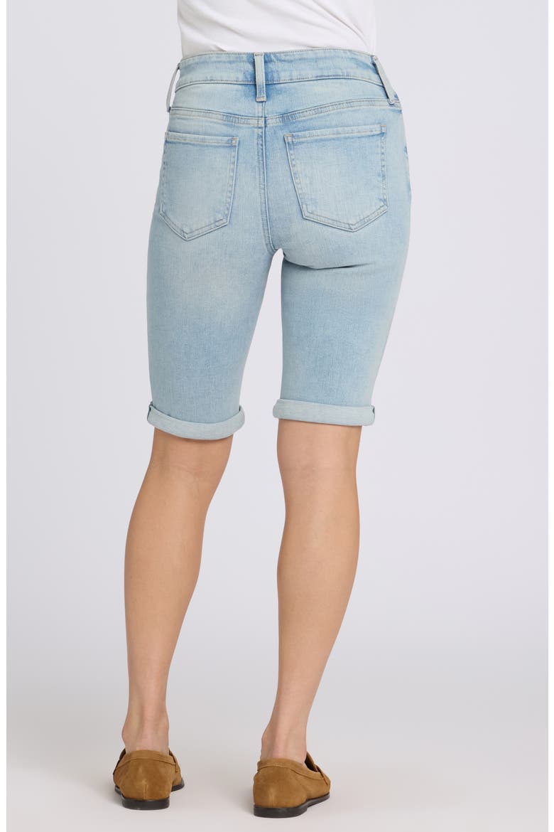 Briella Roll Cuff Denim Bermuda Shorts, Alternate, color, KEYS VIEW
