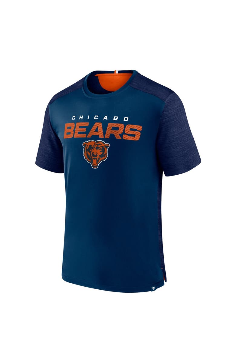 FANATICS Men's Fanatics Branded Navy Chicago Bears Defender Evo T-Shirt, Alternate, color, Navy