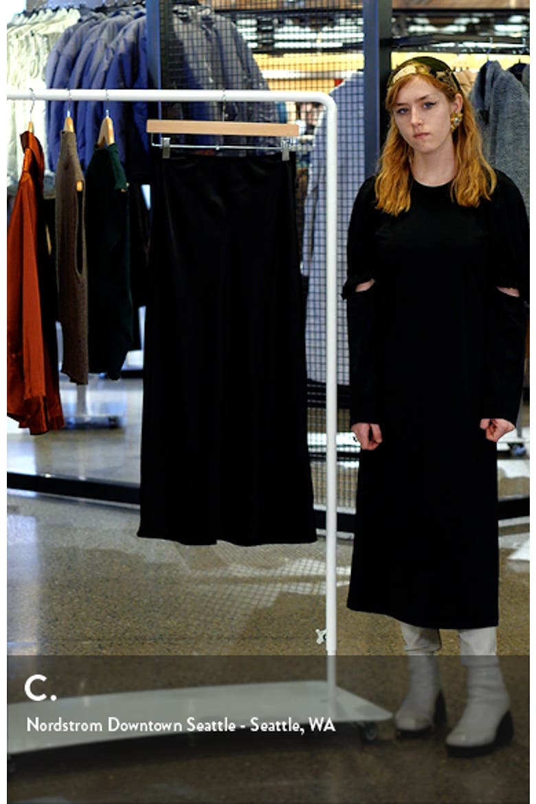 Layla A-Line Silk Skirt video