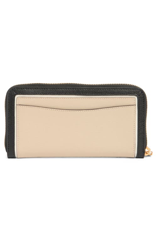 Kate Spade New York Morgan Colorblock Saffiano Leather Wallet In Neutral