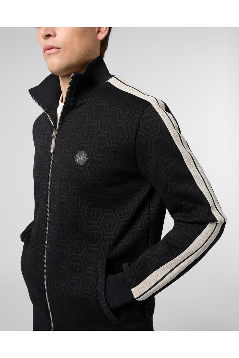Tracksuit Jacket Monogram Monogram Men, Alternate, color, black