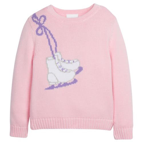 Little English Kids' Intarsia Sweater in Ice Skate 