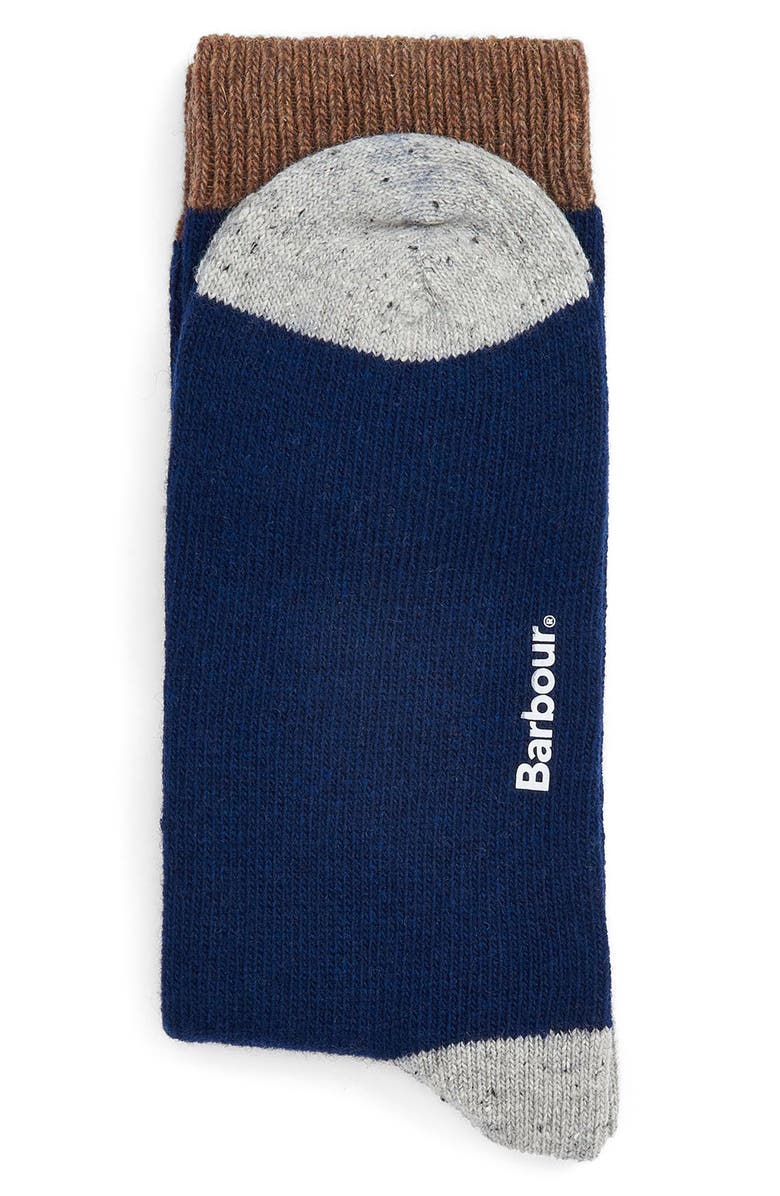 Barbour 2-Pack Wool Blend Crew Socks, Main, color, 
