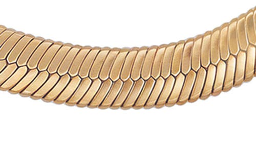 Vince Camuto Snake Chain Bracelet & Cubic Zirconia Stud Earrings Gift Set In Gold