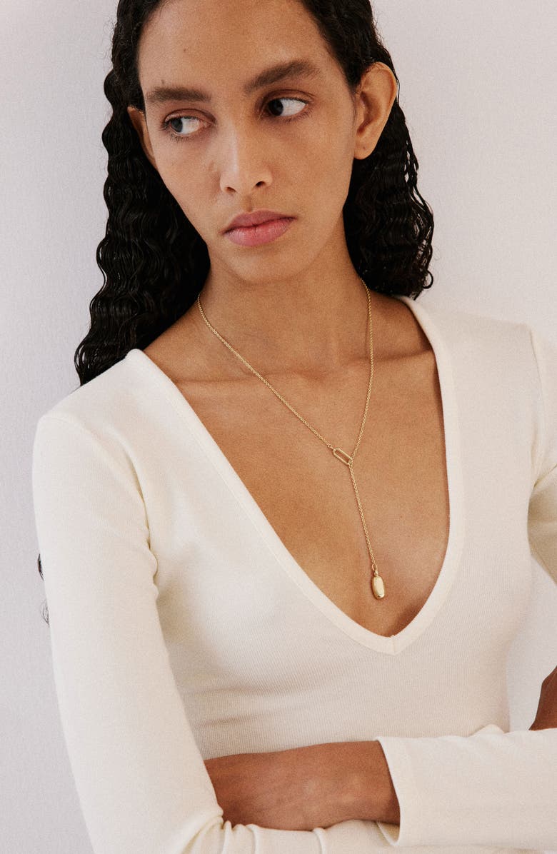 Kloto Vol Pendant Necklace, Alternate, color, Gold