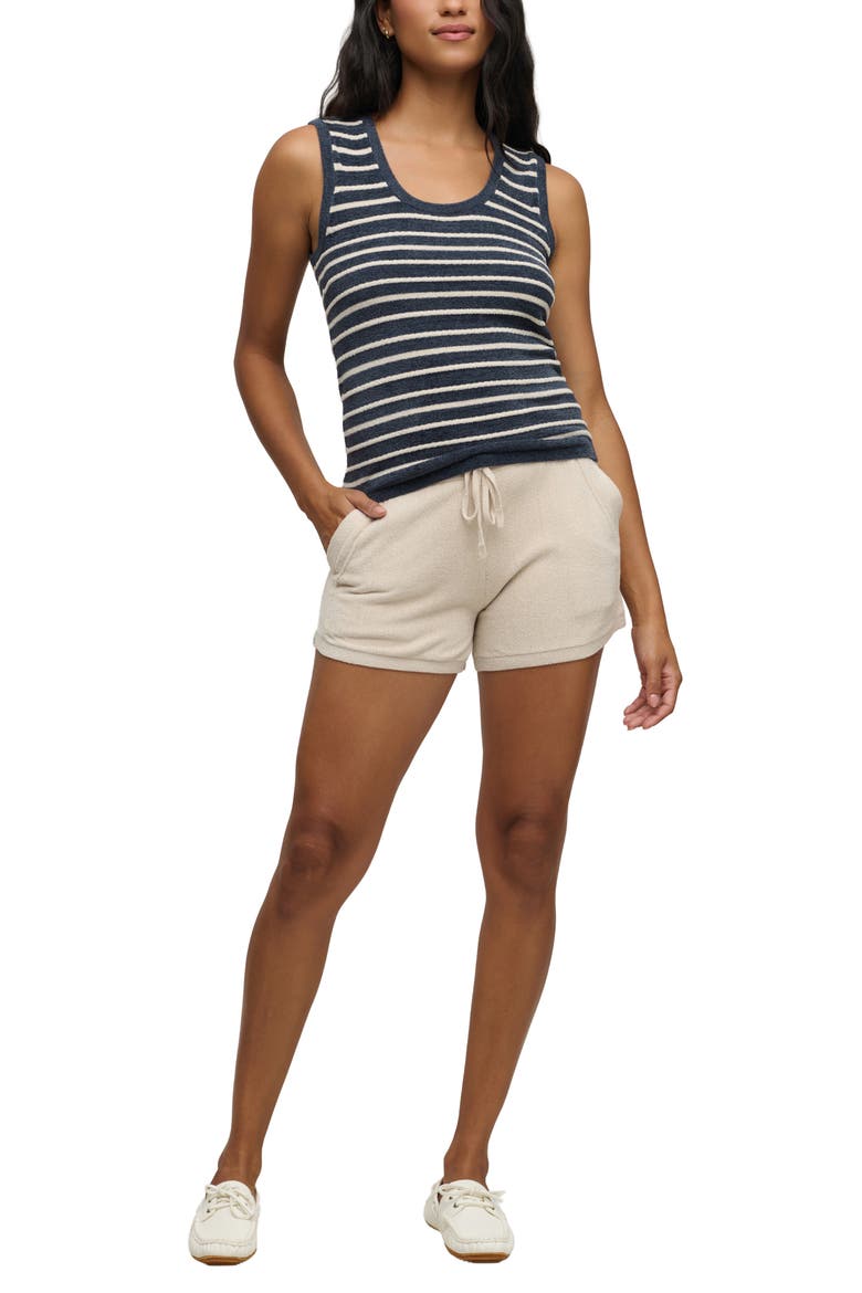 CozyChic® Ultra Lite® Stripe Textured Pajama Tank, Alternate, color, INDIGO-STONE