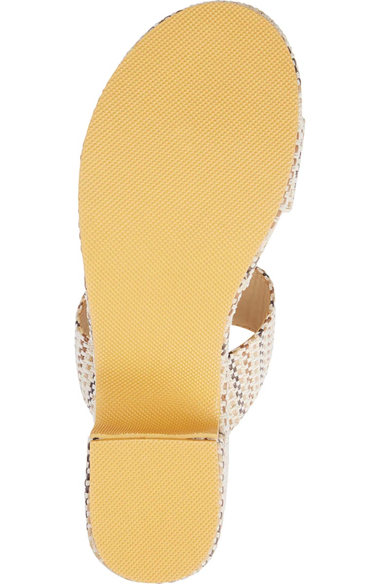Coconuts by Matisse Ocean Ave Espadrille Platform Slide Sandal, Alternate, color, Ivory Mosaic