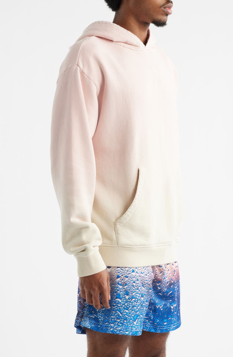 OVERTIME Daybreak Dip Dye Cotton Fleece Hoodie, Alternate, color, Pink