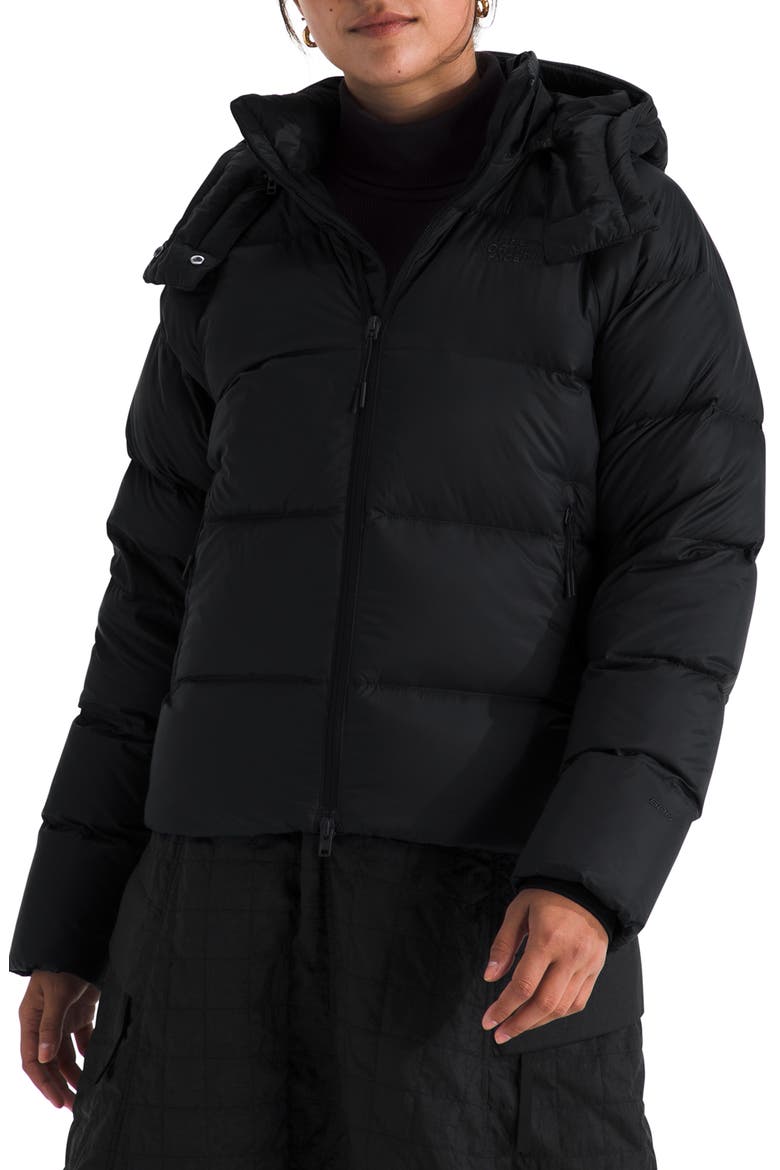 Hydrenalite City Down Hooded Parka, Main, color, TNF BLACK