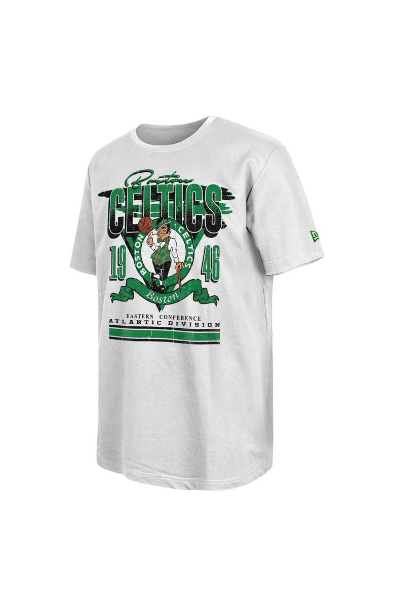 New Era Men's New Era White Boston Celtics Sport Classics Oversized T-Shirt, Alternate, color, White