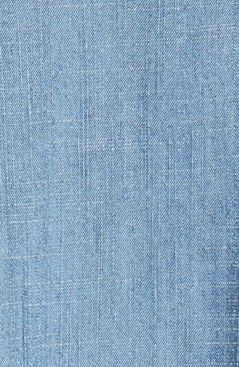 Alice + Olivia Anisa Sleeveless Chambray Tunic, Alternate, color,